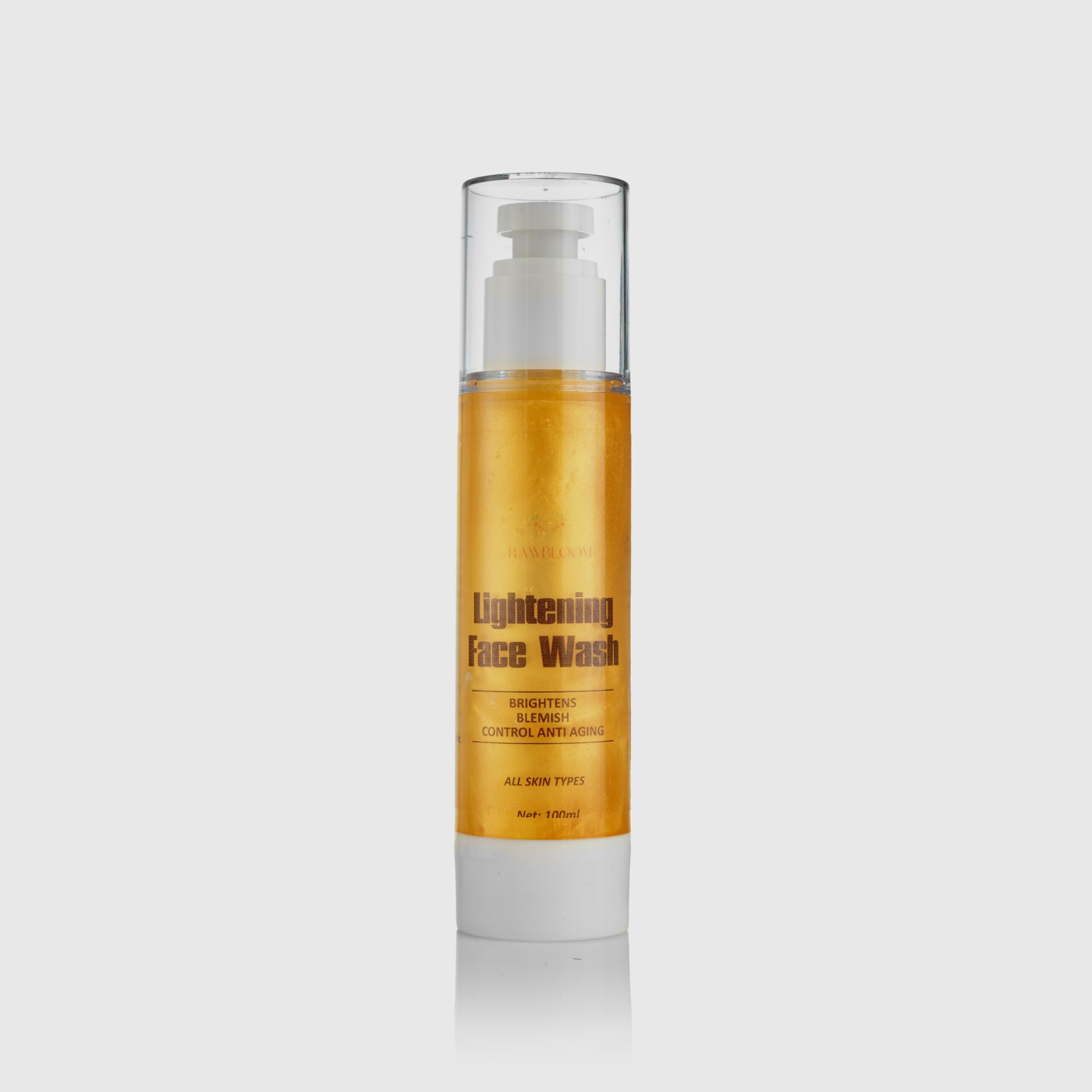 Lightening face wash