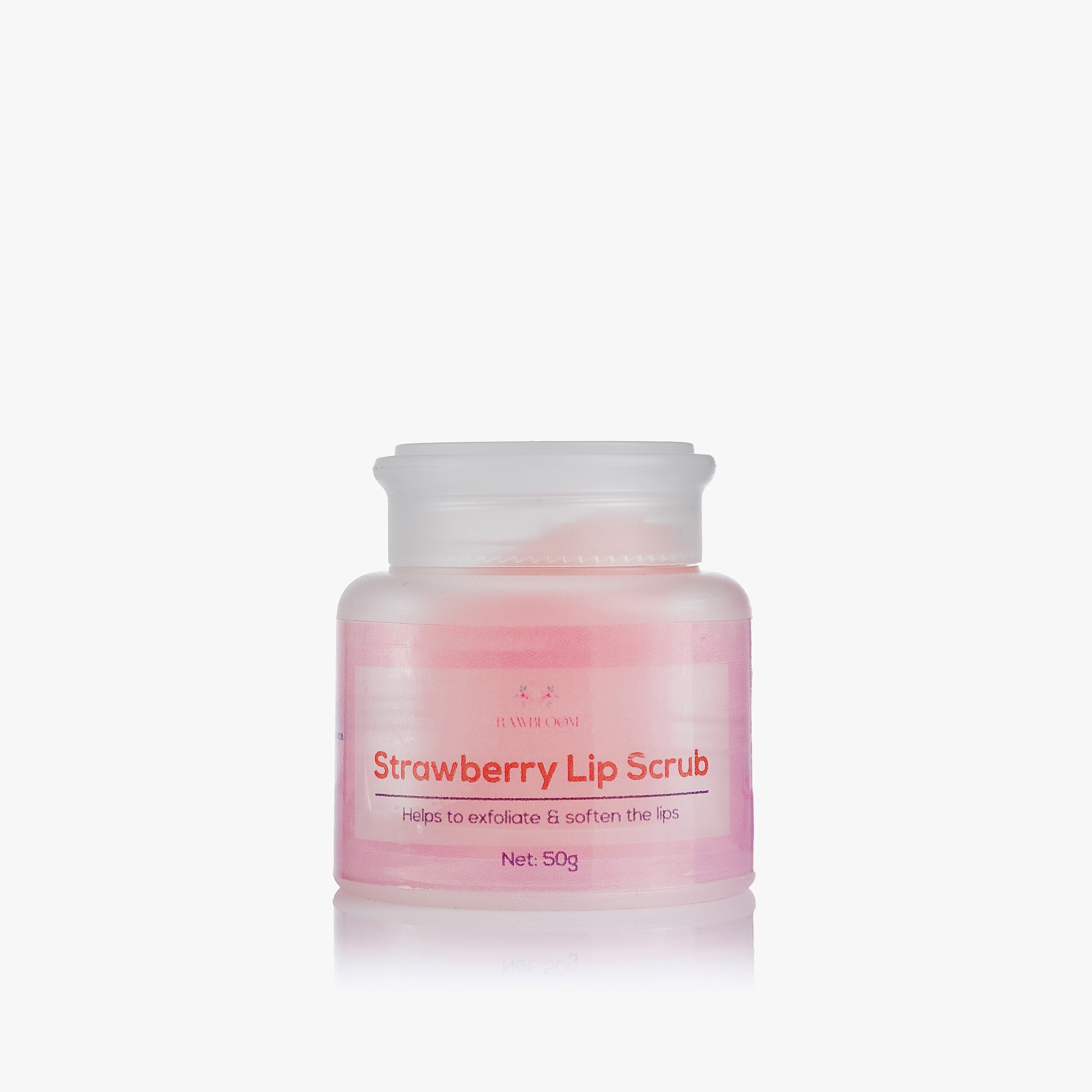 Strawberry lip scrub