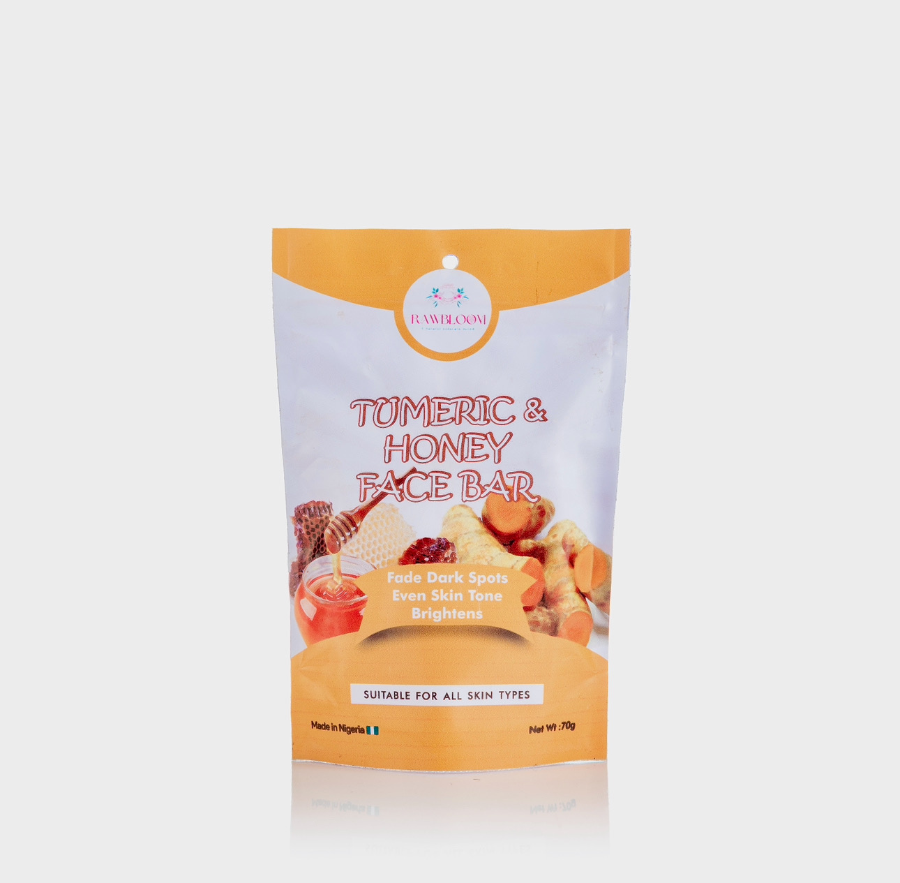 Turmeric & honey face bar