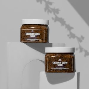 Cashmere coffee scrub