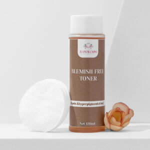 Blemish free toner